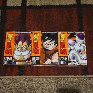 Seasons 1,2,3 Dragon Ball Z Anime Show